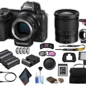 Nikon Z7 Mirrorless Digital Camera With 24 70Mm Lens And Ftz Adapter