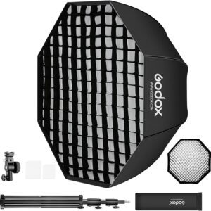 Godox 120Cm Umbrella Softbox With Stand And Umbrella Mount