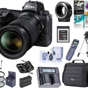 Nikon Z6 Mirrorless Digital Camera With 24 70Mm Lens And Ftz Mount Adapter Kit
